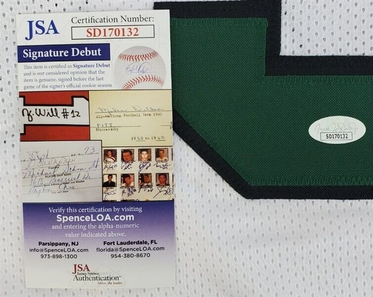 Alijah Vera-Tucker Signed New York Jets Jersey (JSA COA) 2021 1st Rnd Pck  OLine