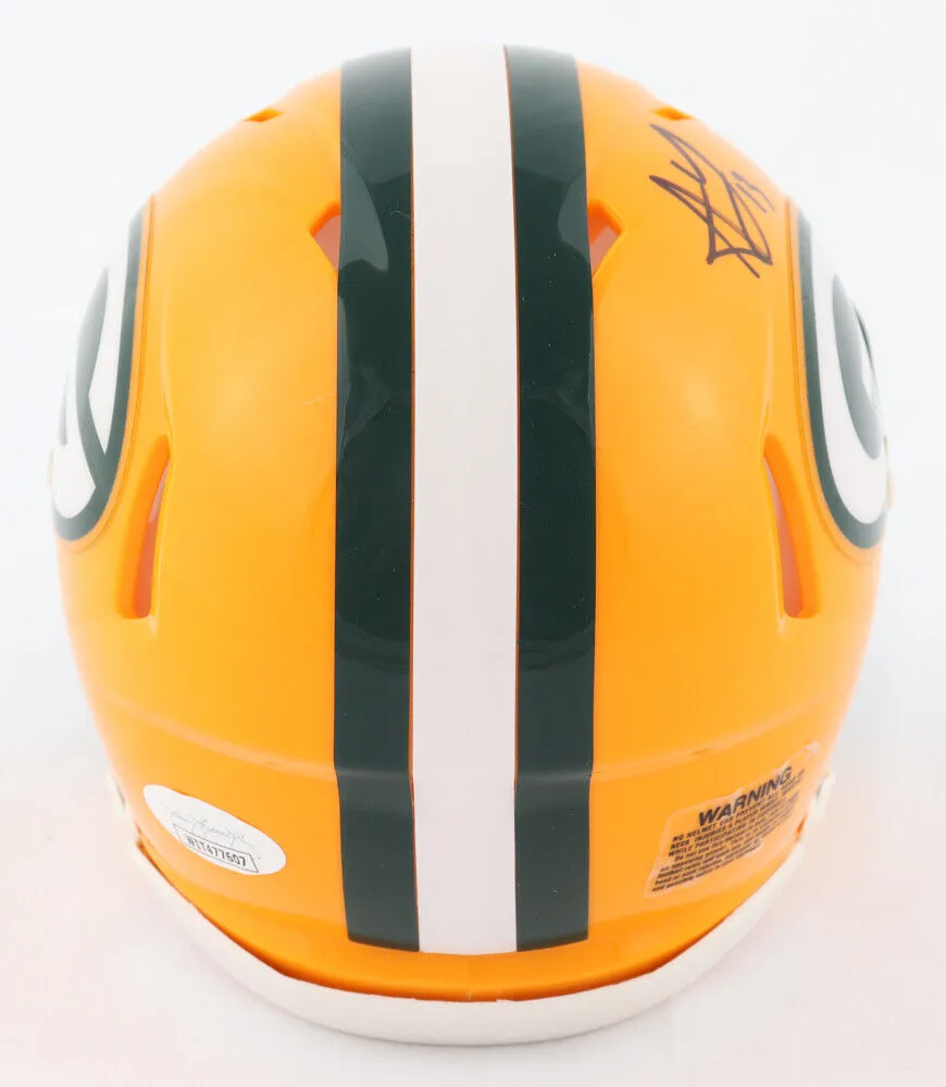 Allen Lazard Signed Green Bay Packers Speed Mini Helmet (JSA COA) Iowa St. W.R.