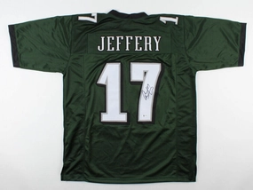 Alshon Jeffery Signed Philadelphia Eagles Green Jersey (Beckett Hologram)