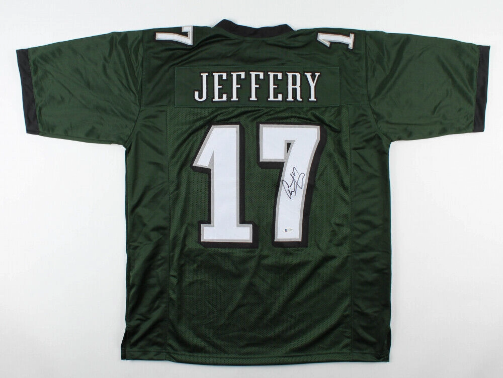 Alshon Jeffery Signed Philadelphia Eagles Green Jersey (Beckett Hologram)