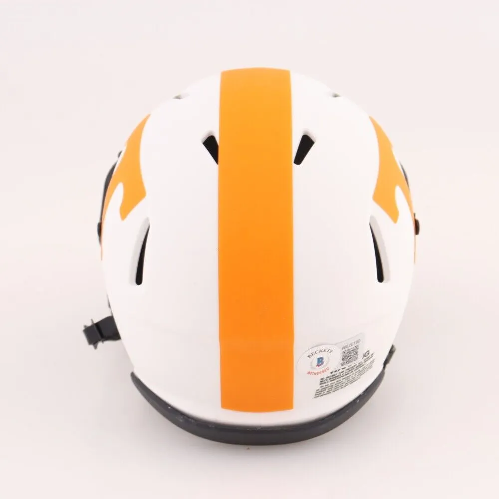 Alvin Kamara Signed Tennessee Volunteer Mini-Helmet (Beckett) New Orleans Saints