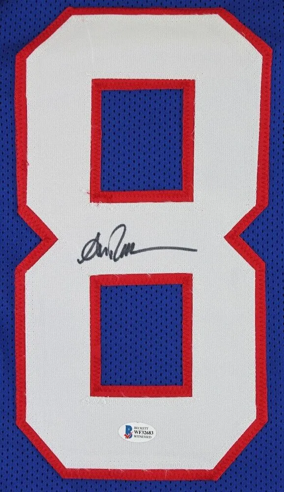 Andre Reed Signed Buffalo Bills Jersey (Beckert) 7Pro Bowl Receiver (19881994)