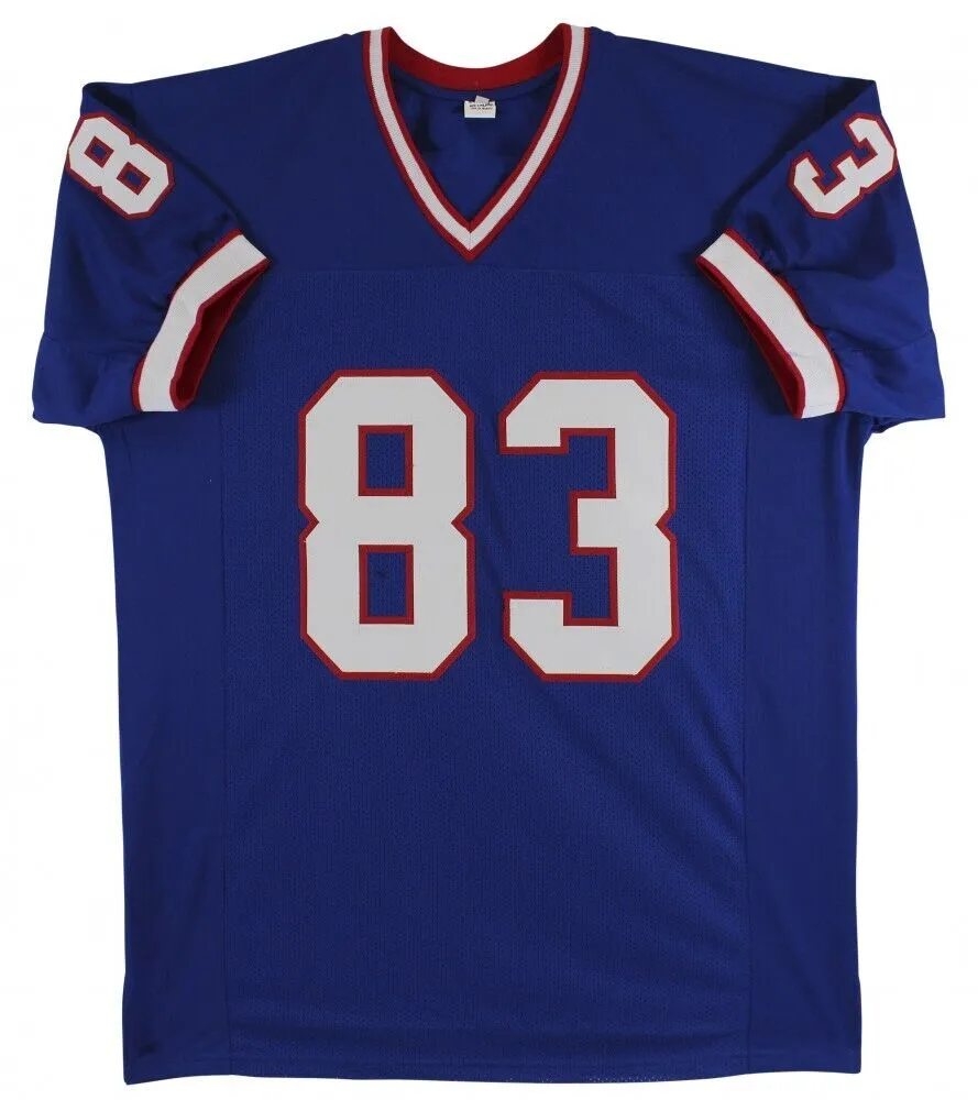 Andre Reed Signed Buffalo Bills Jersey (Beckert) 7Pro Bowl Receiver (19881994)