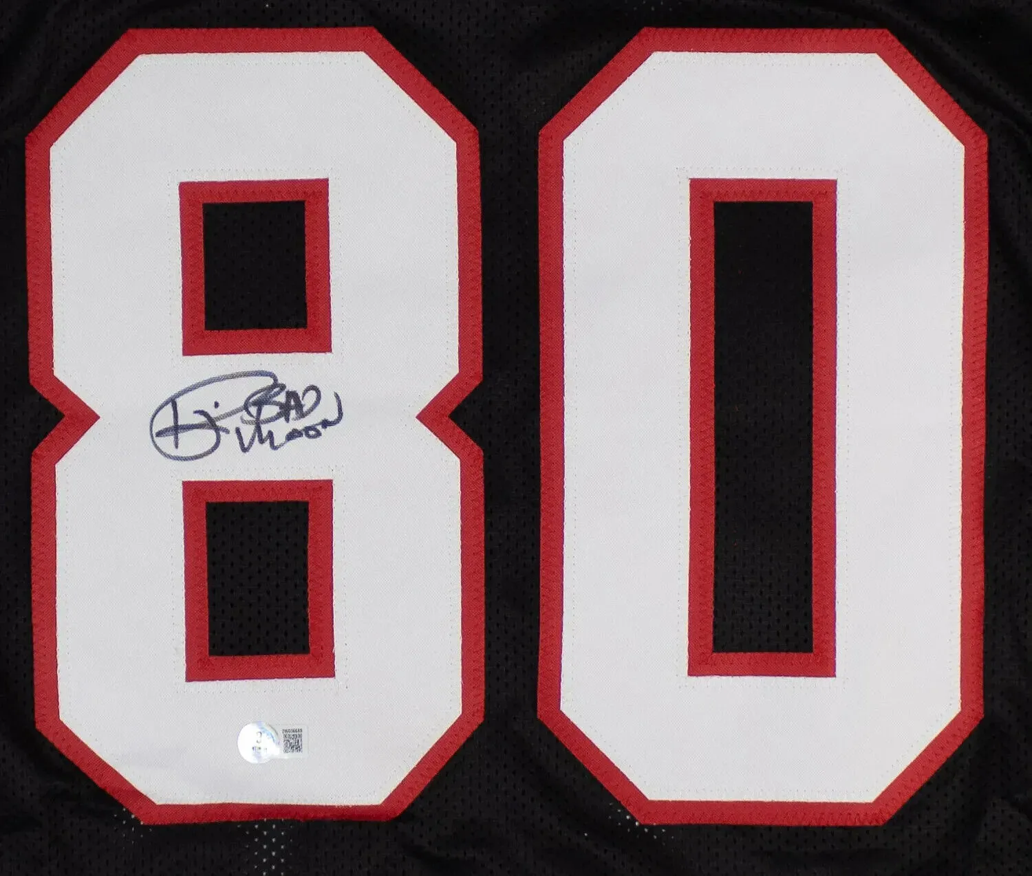Andre Rison Signed Atlanta Falcons Jersey Inscribed Bad Moon (Beckett QR Code)