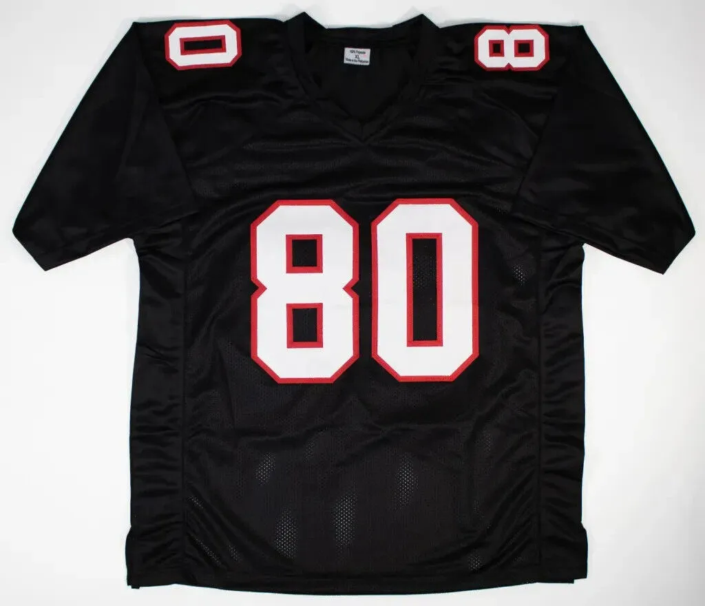 Andre Rison Signed Atlanta Falcons Jersey Inscribed Bad Moon (Beckett QR Code)