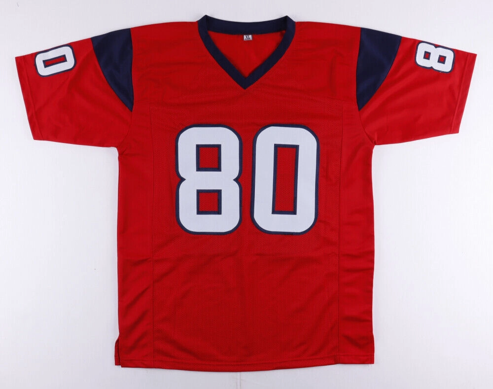 Andre Johnson Signed Houston Texans Jersey (JSA COA) 7xPro Bowl W.R / U of Miami