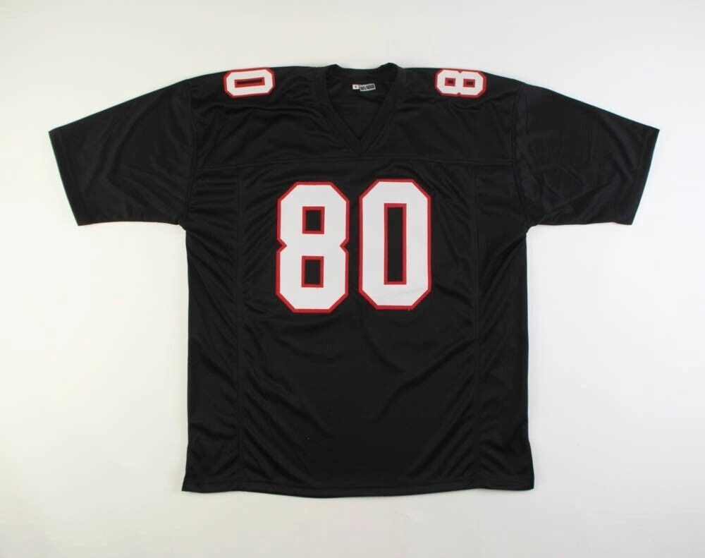 Andre Rison Signed Atlanta Falcons Jersey Inscribed Bad Moon (JSA) 5xPro Bowl WR