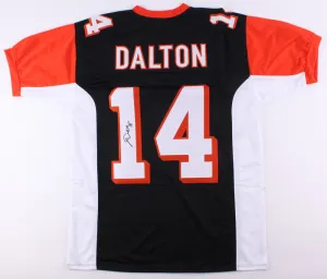 Andy Dalton Signed Cincinnati Bengals Jersey (JSA COA) 3Pro Bowl QB / TCU
