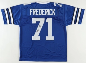 Andy Frederick Signed Dallas Cowboys Jersey "SB XII", "SB XIII", "SB XX" JSA COA