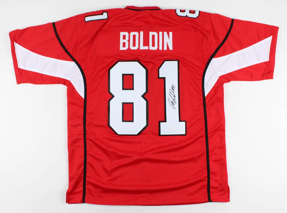 Anquan Boldin Signed Arizona Cardinals Jersey (JSA COA) All Pro Wide Receiver