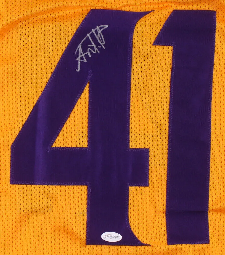 Anthony Harris Signed Minnesota Vikings Throwback Jersey (TSE COA)Defensive Back