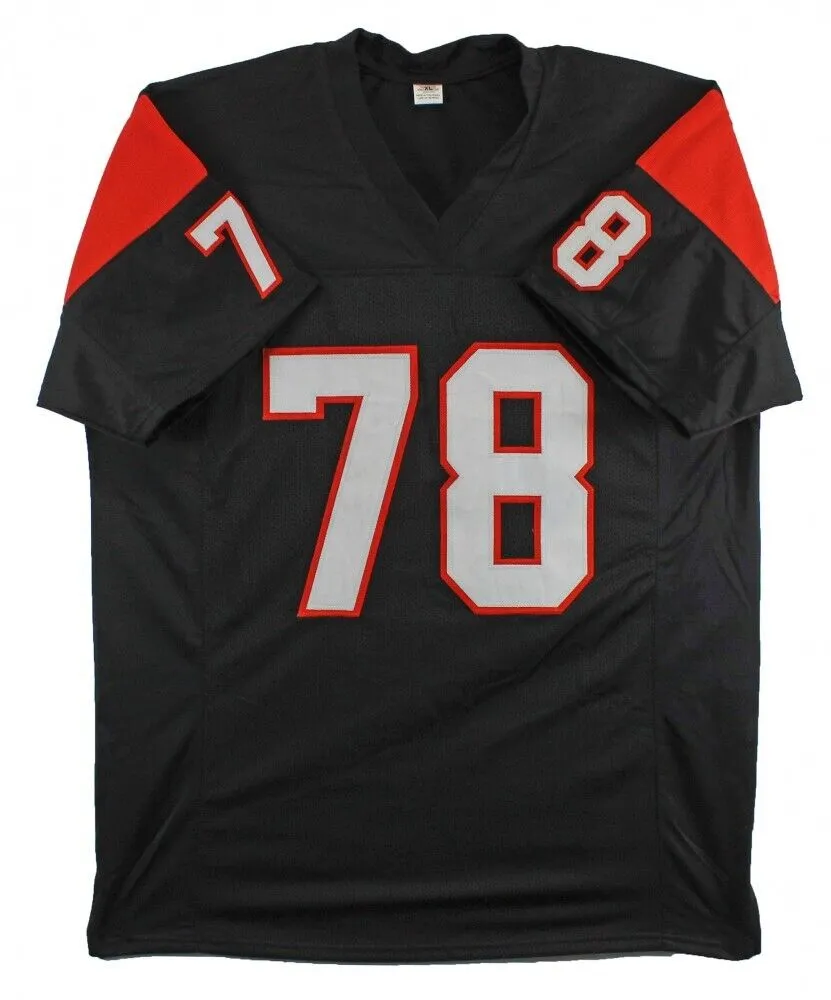 Anthony Munoz Signed Cincinatti Bengals Jersey (Beckett) 11xPro Bowl Off. Tackle
