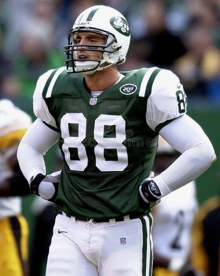 Anthony Becht Signed Jets Jersey (JSA COA) New York's 1st Round Pick 2000 T.E.