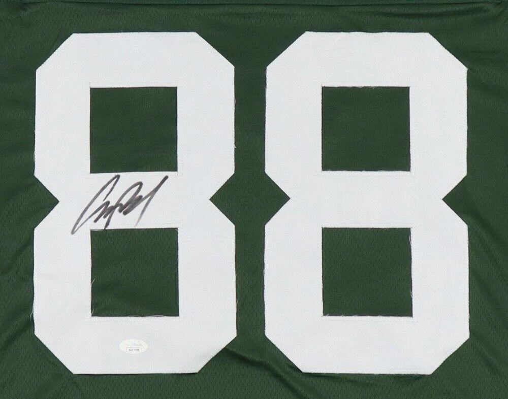 Anthony Becht Signed Jets Jersey (JSA COA) New York's 1st Round Pick 2000 T.E.