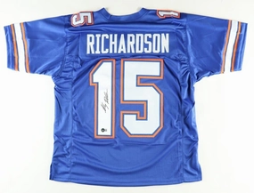 Anthony Richardson Signed Florida Gator Jersey (Beckett) 2023 1st Round Draft Pk