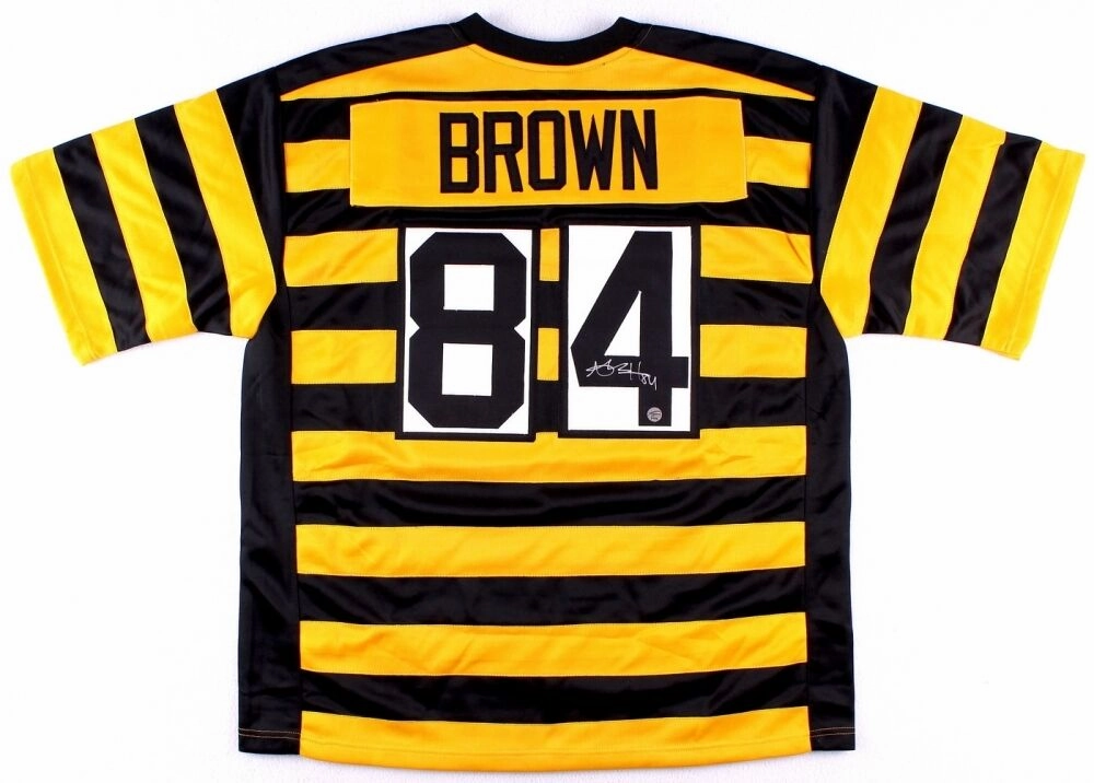 Antonio Brown Signed Pittsburgh Steelers Jersey (TSE) 6 Pro Bowl Wide Receiver