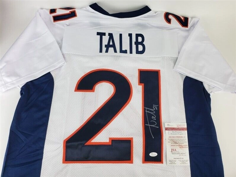 Aqib Talib Signed Denver Broncos Jersey (JSA COA) 5Pro Bowl (20132017) D.B.