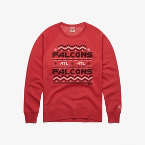 Atlanta Falcons Holiday Crewneck