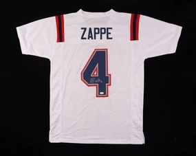 Bailey Zappe Signed New England Patriots Jersey (JSA COA) 2022 4th Round Pick QB
