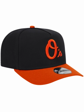 Baltimore Orioles New Era MLB Alt 2T Pre-Curved 9FIFTY A-Frame Snapback Hat - Black