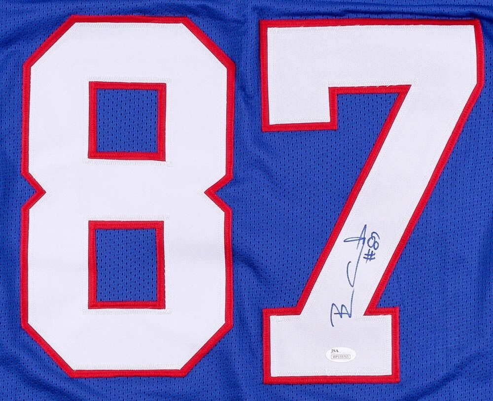 Ben Coates Signed New England Patriots Jersey (JSA COA) 5??Pro Bowl (1994?C1998)