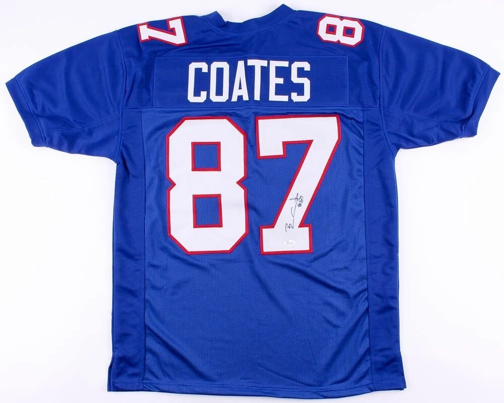 Ben Coates Signed New England Patriots Jersey (JSA COA) 5??Pro Bowl (1994?C1998)