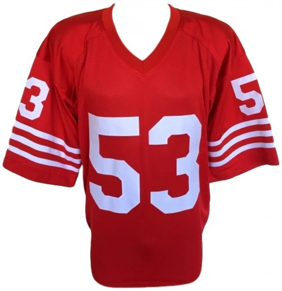 Bill Romanowski Signed San Francisco 49ers Jersey (SI COA) 4xSuper Bowl Champ