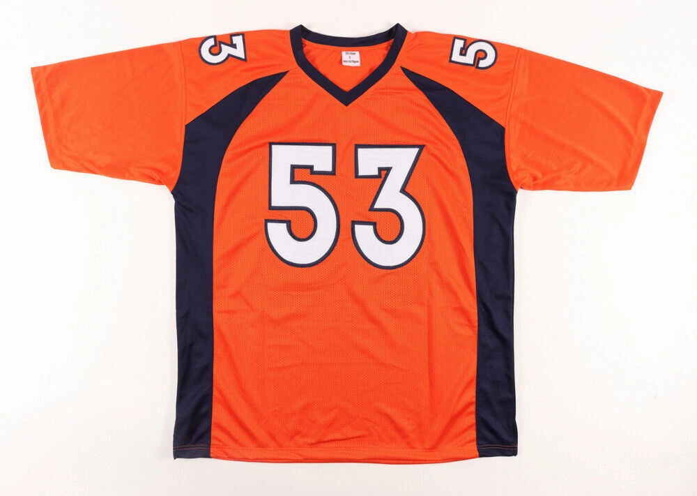 Bill Romanowski Signed Denver Broncos Jersey (JSA COA) 4xSuper Bowl Champion