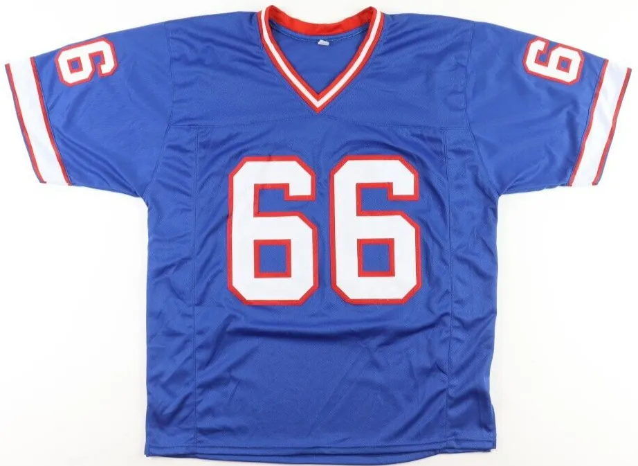 Billy Shaw Signed Buffalo Bills Jersey Inscr HOF 99 (JSA) 8AFL All-Star Lineman