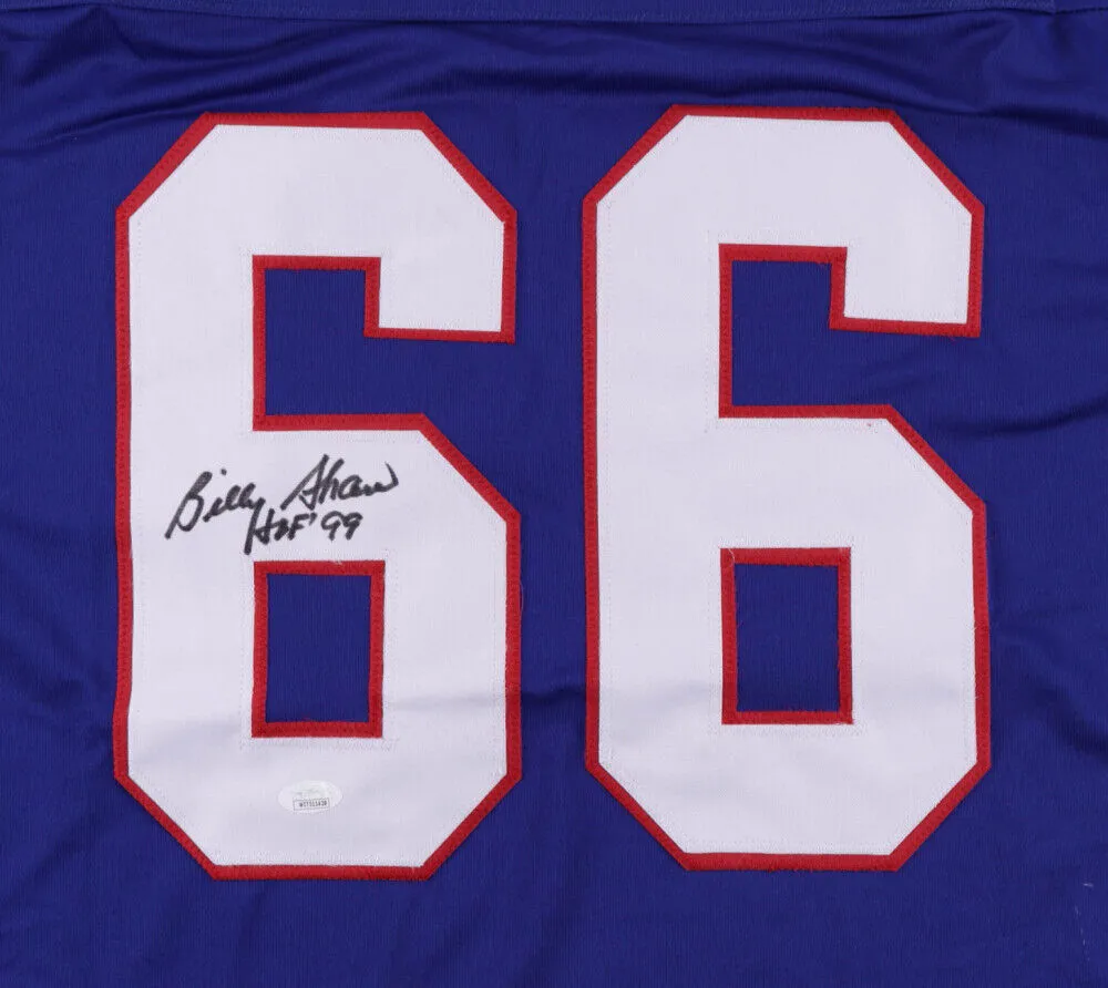 Billy Shaw Signed Buffalo Bills Jersey Inscribd HOF 99 (JSA COA) 8AFL All-Star
