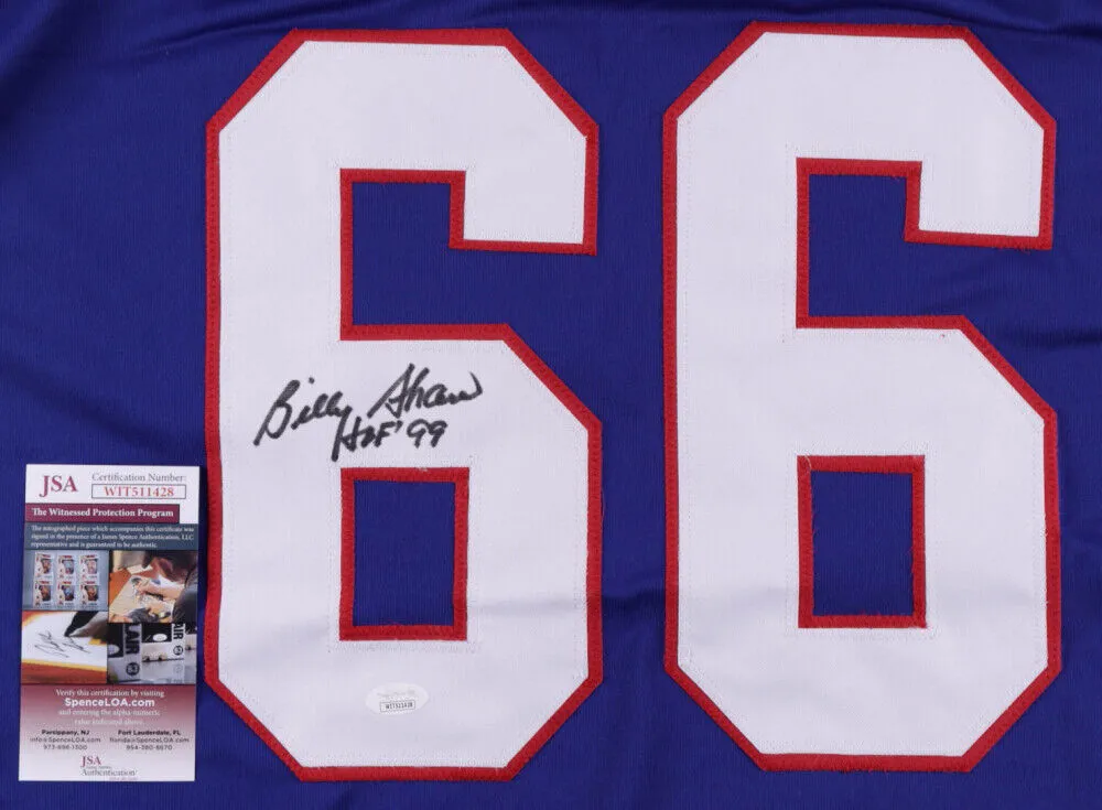Billy Shaw Signed Buffalo Bills Jersey Inscribd HOF 99 (JSA COA) 8AFL All-Star