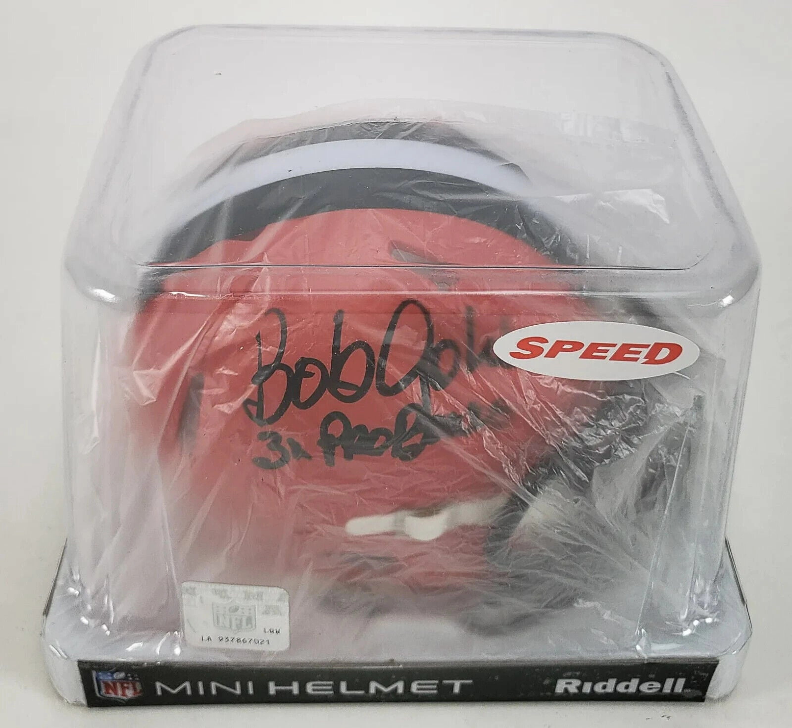 Bob Golic 3x Pro Bowls Signed Cleveland Browns Speed Mini Helmet (JSA COA)