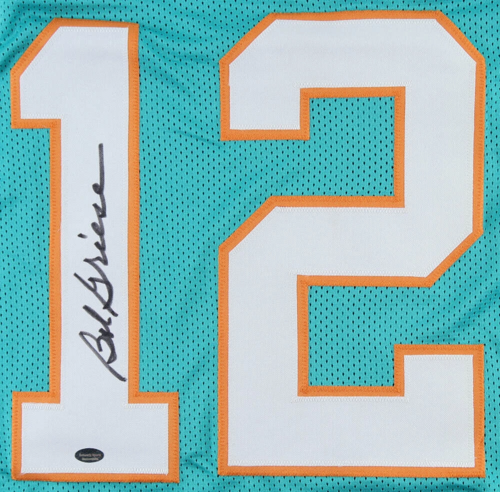 Bob Griese Signed Miami Dolphins Jersey (Schwartz COA) / 2Super Bowl Champion