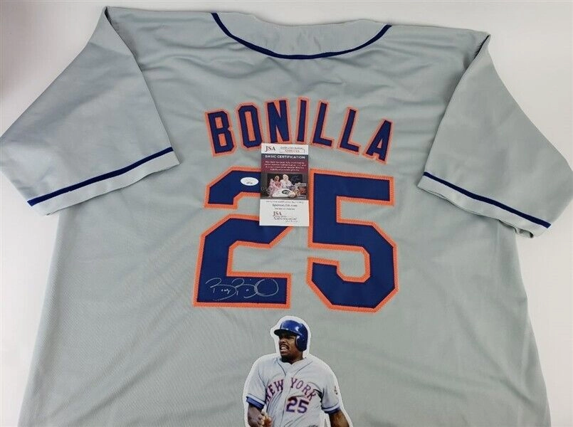 Bobby Bonilla Signed New York Mets Jersey (JSA COA) 1997 World Series Champion