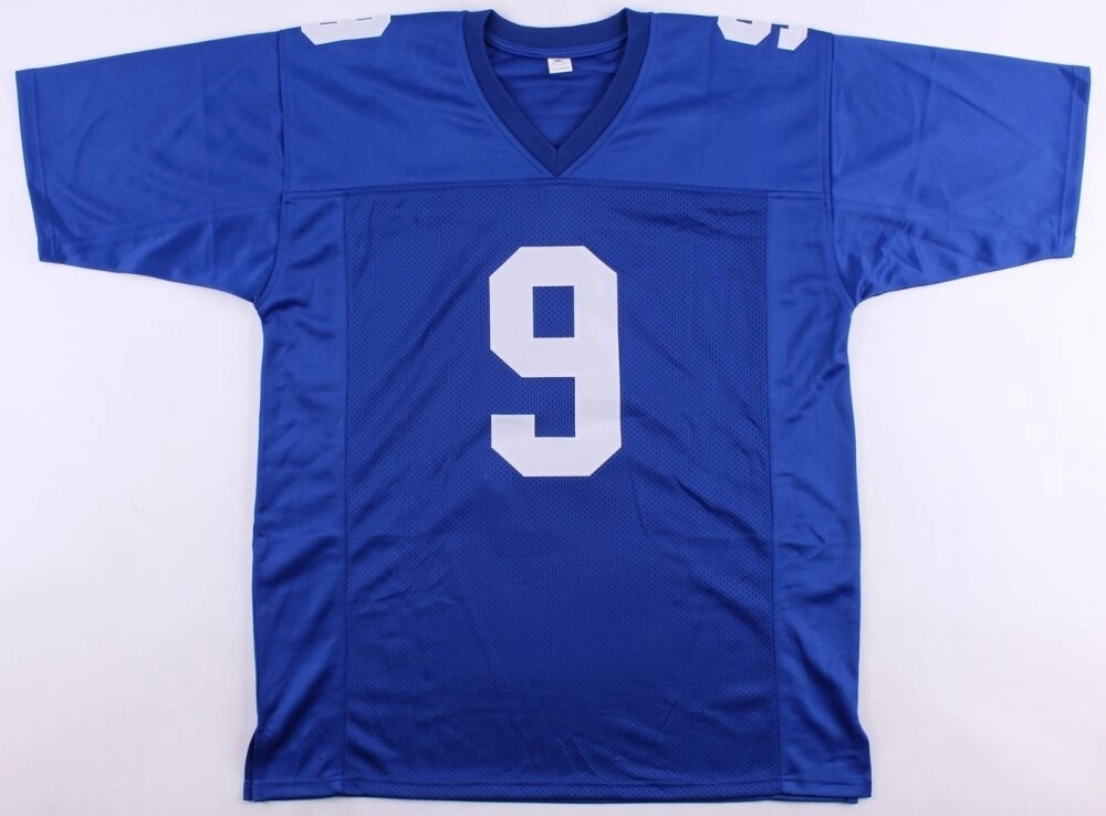 Brad Wing Signed New York Giants Jersey (JSA COA) Punter