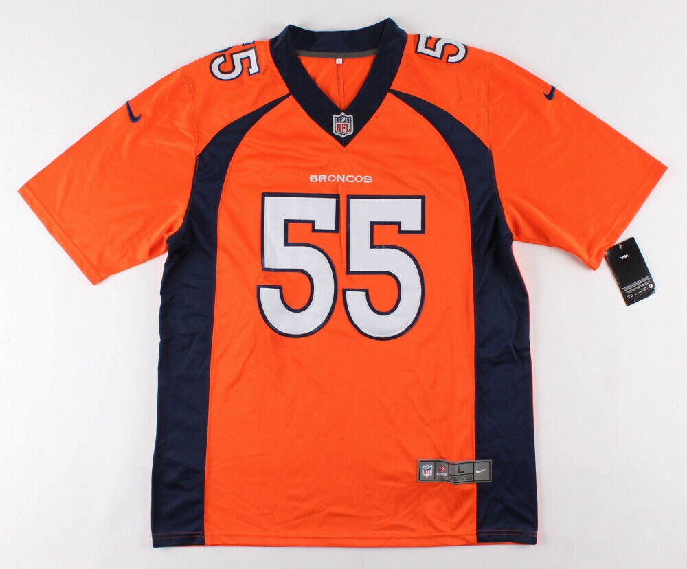 Bradley Chubb Signed Denver Broncos Custom Jersey (JSA COA) North Carolina St LB