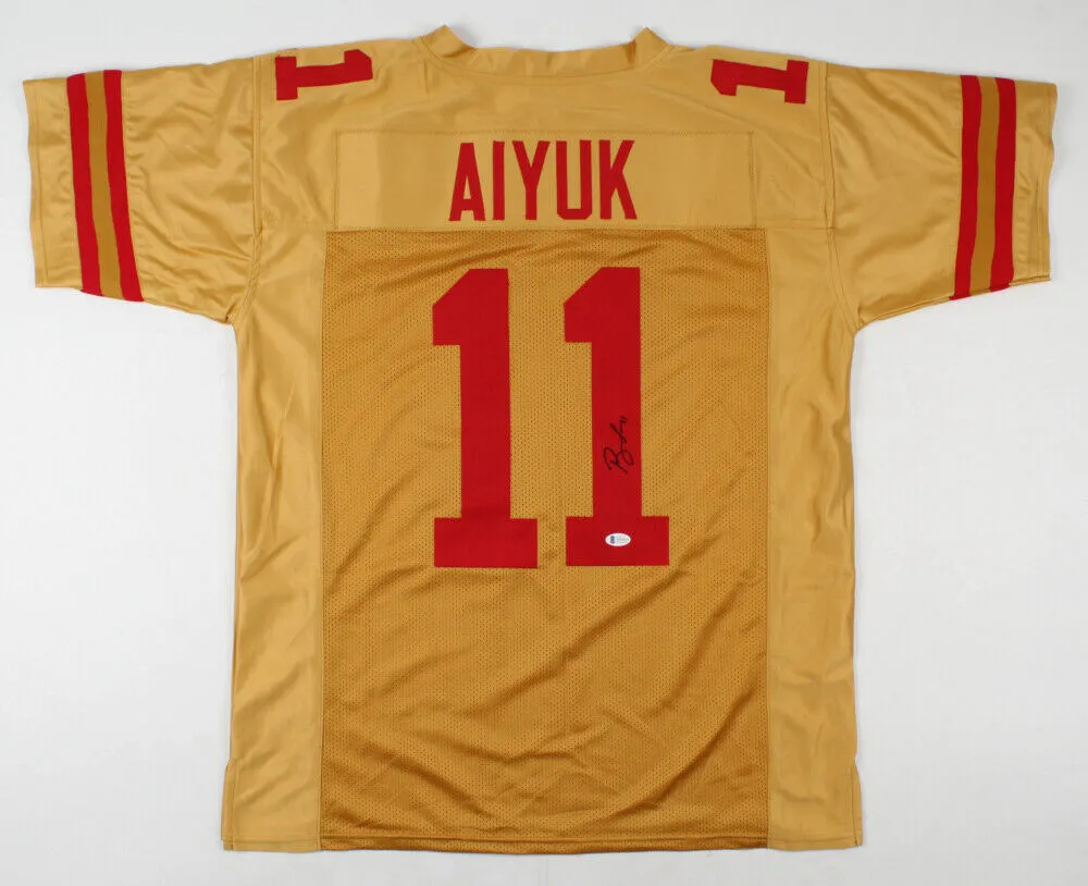 Brandon Aiyuk Signed San Francisco 49ers Jersey (Beckett COA) 1st Rd Pick WR