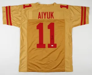 Brandon Aiyuk Signed San Francisco 49ers Jersey (Beckett COA) 1st Rd Pick WR