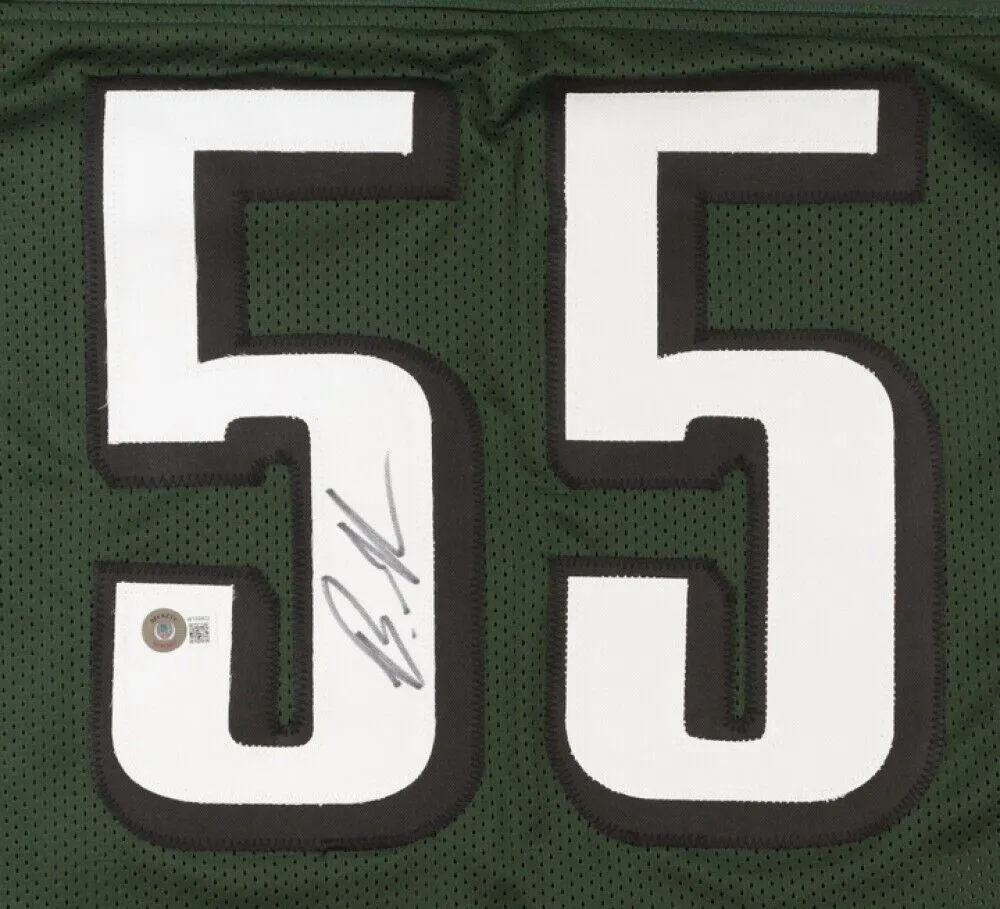 Brandon Graham Signed Philadelphia Eagles Green Jersey (JSA COA) Defensive End