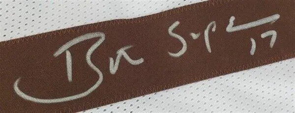 Brian Sipe Signed Cleveland Browns White Jersey (Beckett) Browns Q.B. 19741983