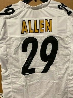 Brian Allen Signed Pittsburgh Steelers Jersey (TSE COA)  2017 5th Round Pick D,B