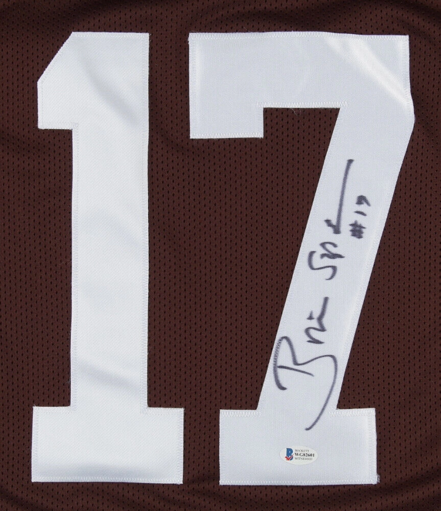 Brian Sipe Signed Cleveland Browns Jersey (Beckett Hologram) Browns QB 19741983