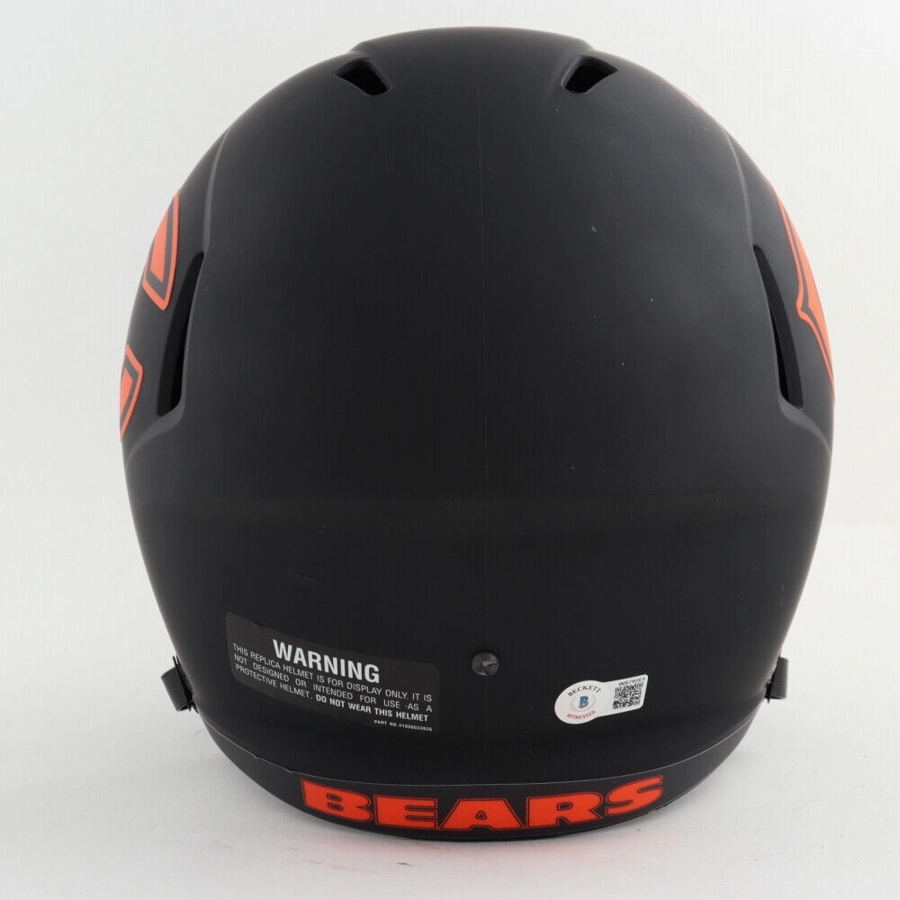 Brian Urlacher Signed Chicago Bears Full Size Helmet Inscribd "HOF 18" (Beckett)