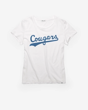 BRIGHAM YOUNG COUGARS VINTAGE PREMIER '47 FRANKIE TEE WOMENS