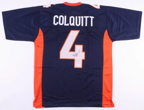 Britton Colquitt Signed Denver Broncos Jersey (JSA COA) Super Bowl L Punter