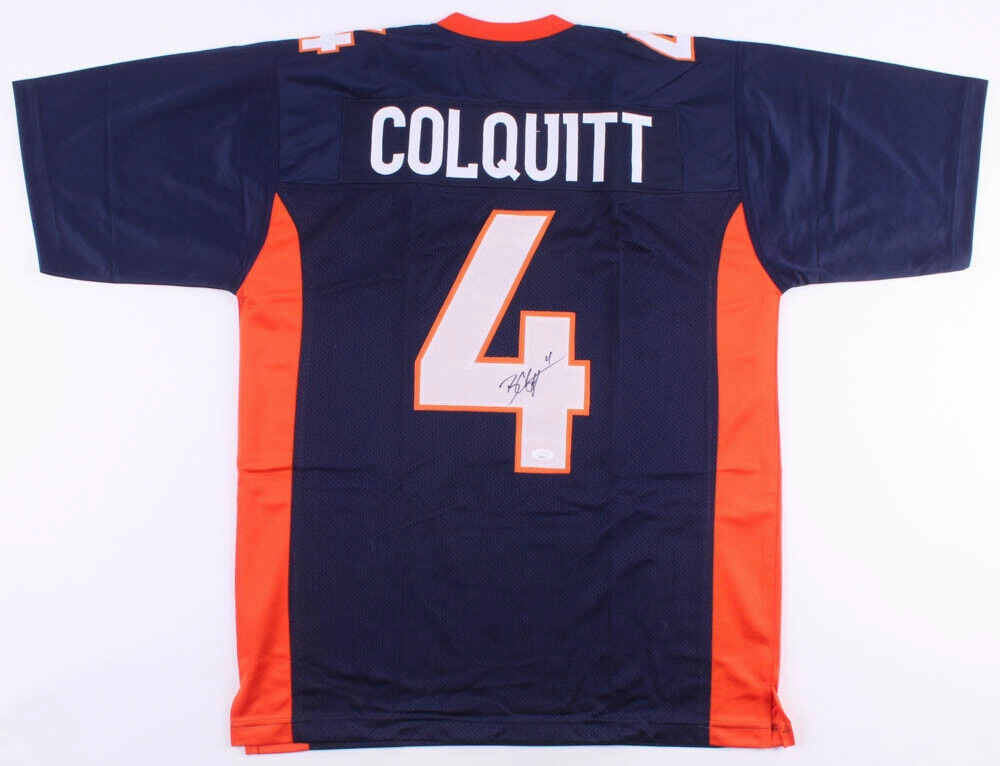 Britton Colquitt Signed Denver Broncos Jersey (JSA COA) Super Bowl L Punter