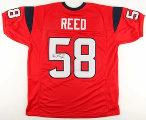 Brooks Reed Signed Texans Jersey (JSA) All Pro Defensive End / Atlanta Falcons