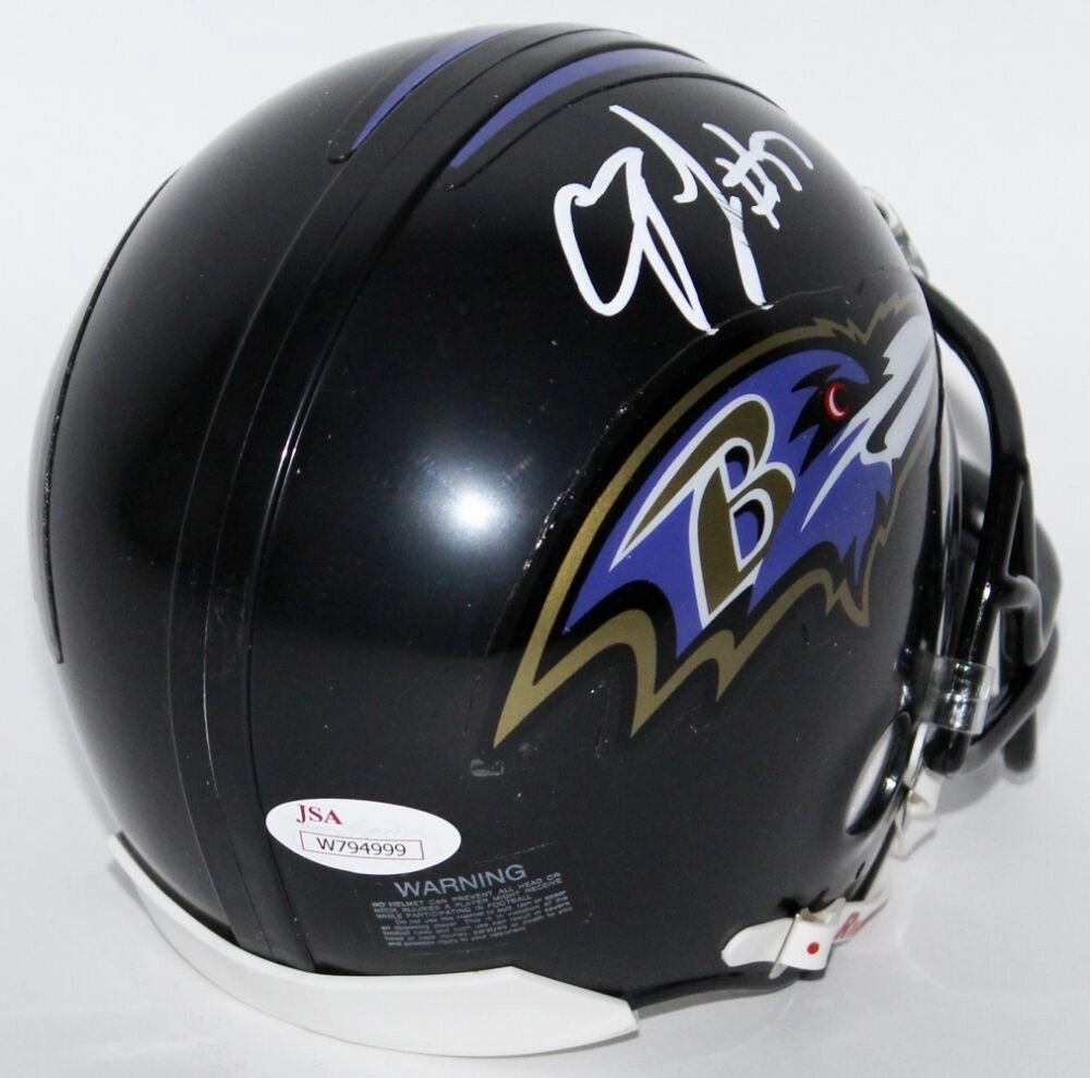 C.J. Mosley Signed Baltimore Ravens Mini Helmet (JSA COA) 2Pro Bowl 2014, 2016