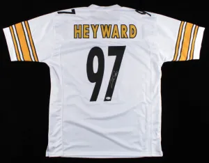 Cameron Heyward Signed Pittsburgh Steelers Jersey (Beckett Holo) 3xPro Bowl D.T.