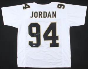 Cameron Jordan Signed New Orleans Saints White Jersey (PSA Holo) 3Pro Bowl D.E.